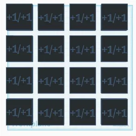 3D Printer Files | 3MF File | +1/+1 Magic the Gathering Counters