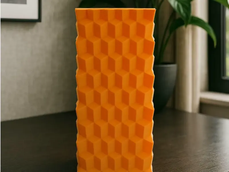 Orvion Vase – Futuristic Geometric Elegance