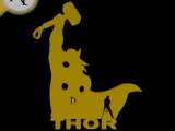 Thor - Marvel - Silhouette - 2D Wall Art Decor-0