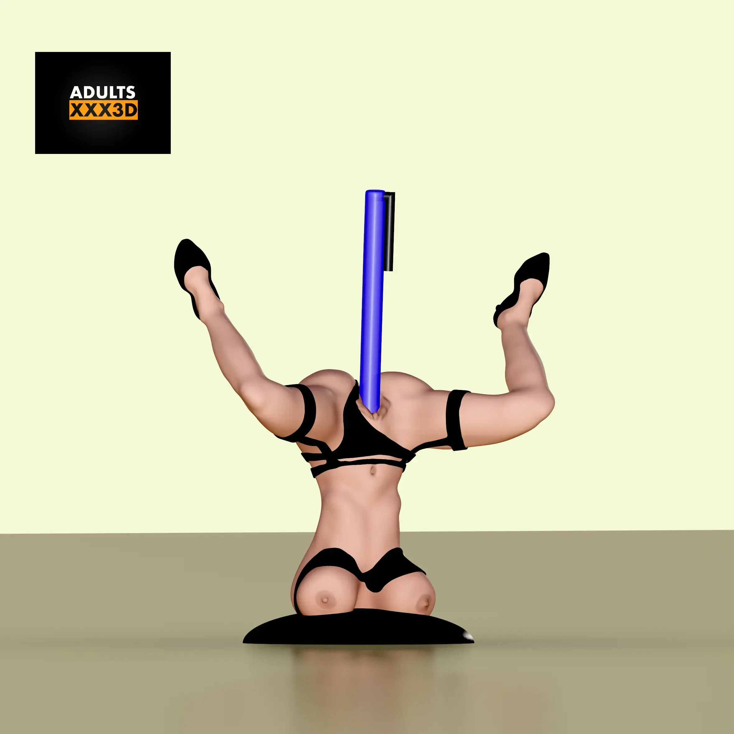 WOMAN PEN HOLDER