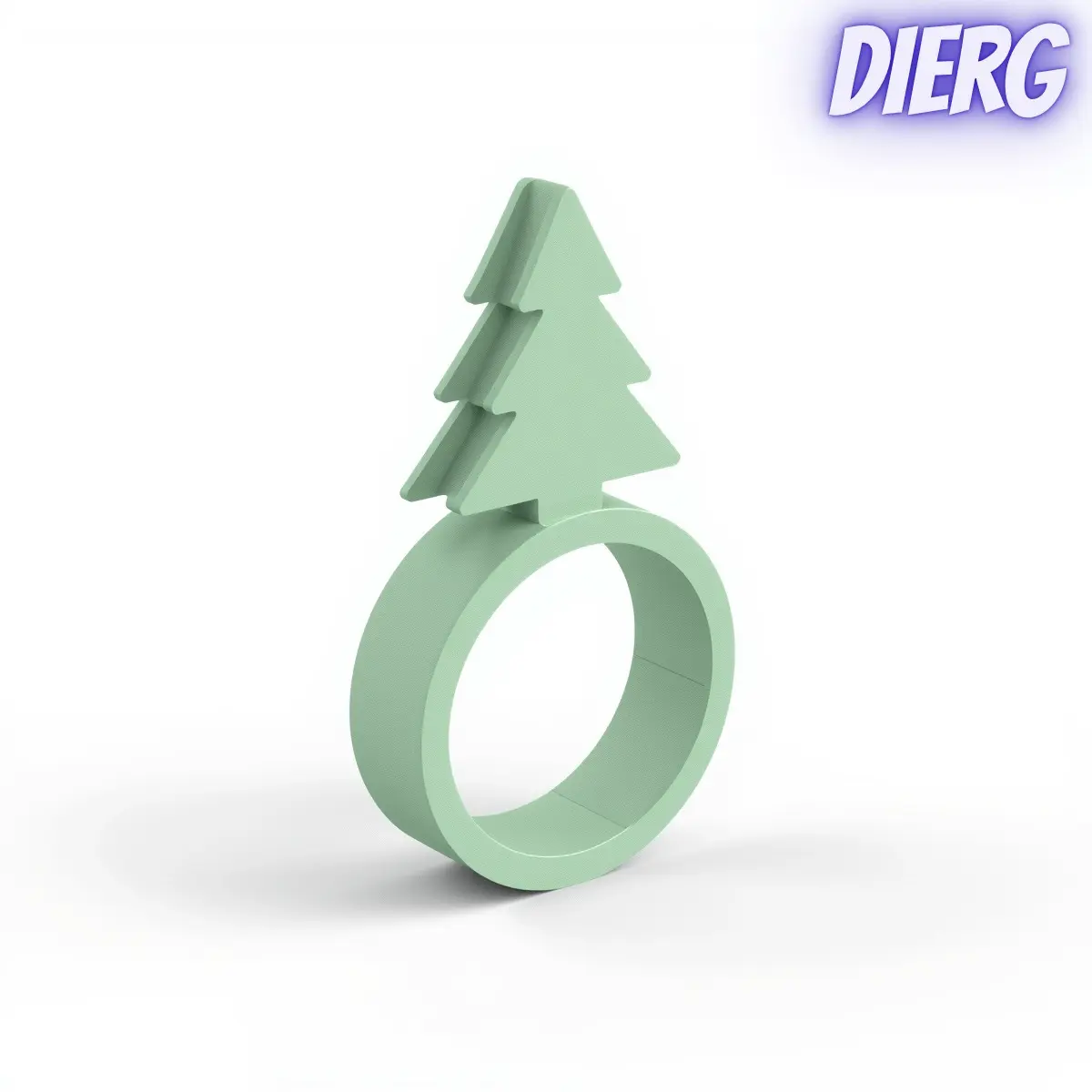 Christmas Tree Napkin Ring Holiday Table Decor