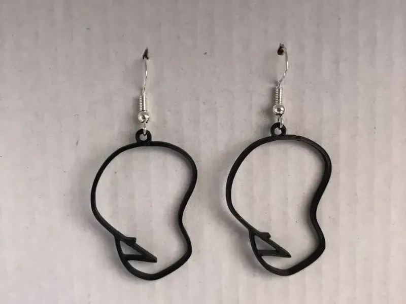 Earrings pendant dignity simpsons dignidad