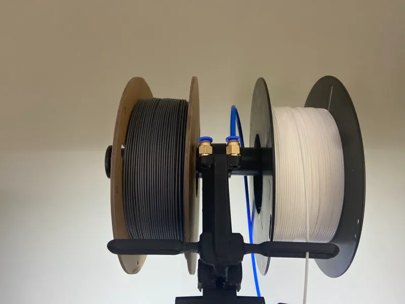 Filament Guide and Tub Mount for Dryer