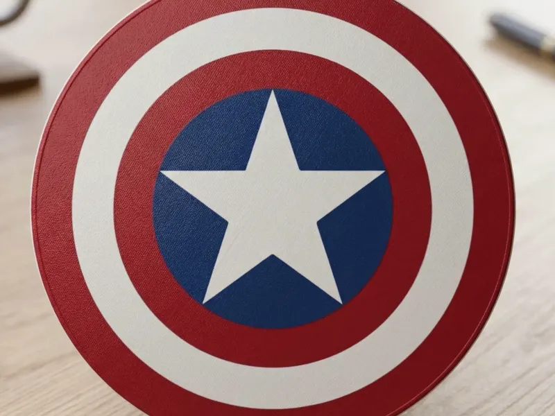 Captain america Inspired Coaster