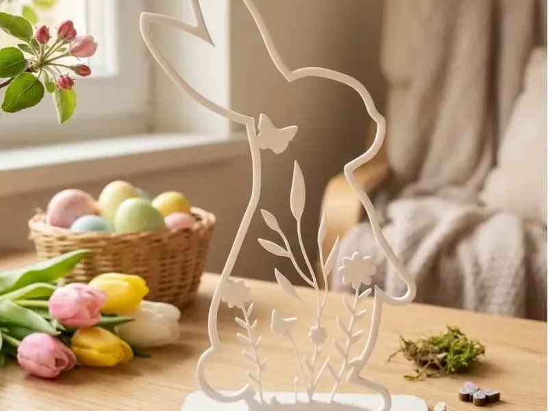 Easter bunny home decoration.