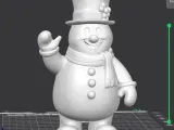 The Cheerful Snowman w/ rear access to add LED-4