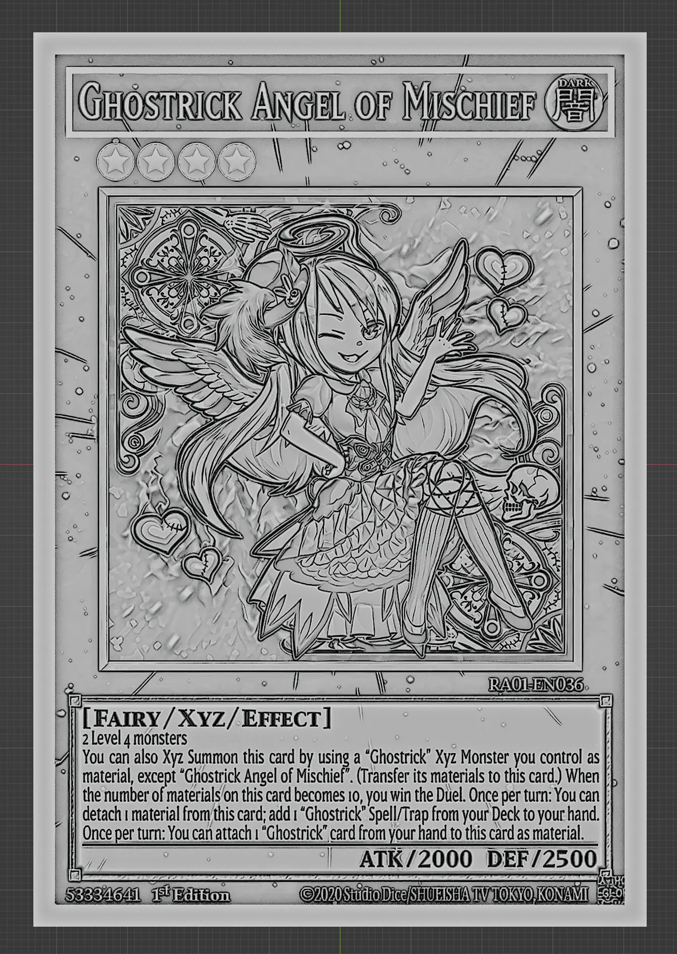 GHOSTRICK ANGELO DELLA MALIZIA - YUGIOH