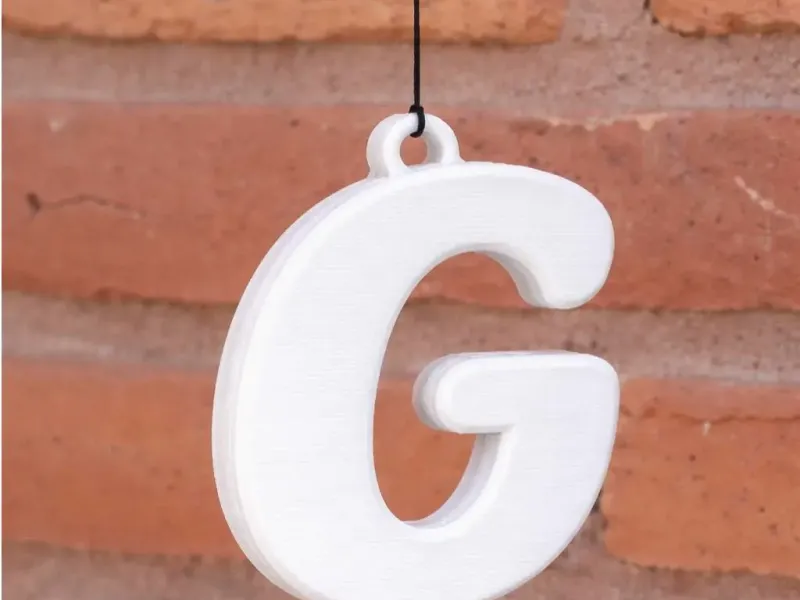 Letter G Keychain