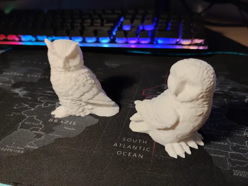 Owl and eagle owl