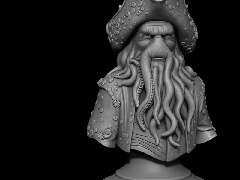 Davy Jones – Busto stampabile in 3D