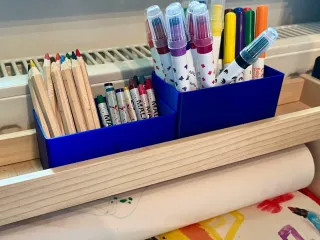 pencil holder for IKEA MÅLA paper roll holder