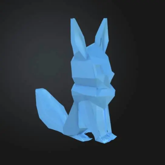 Low Poly Pokemon figurine - Eevee