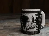 Ornamental Skull mug - can holder-2