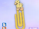 Paperclip duck balloon - bookmark-1