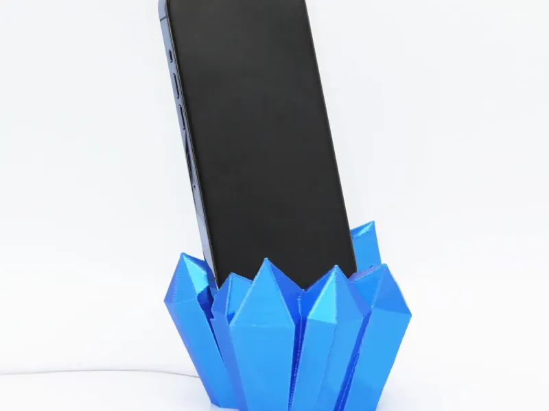 Crystal phone dock