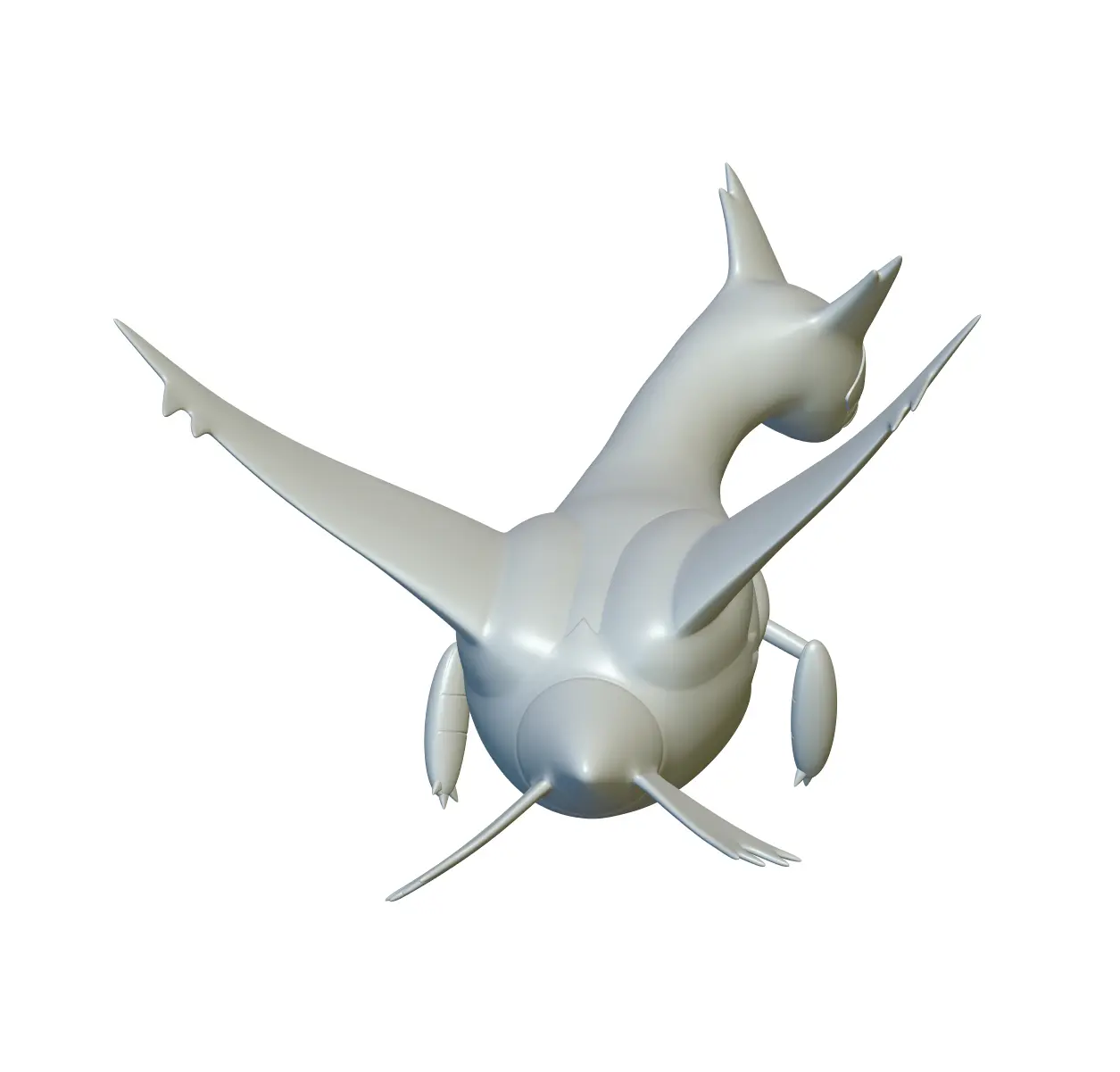 Pokemon Latias #380 - Ready for 3D Printing!