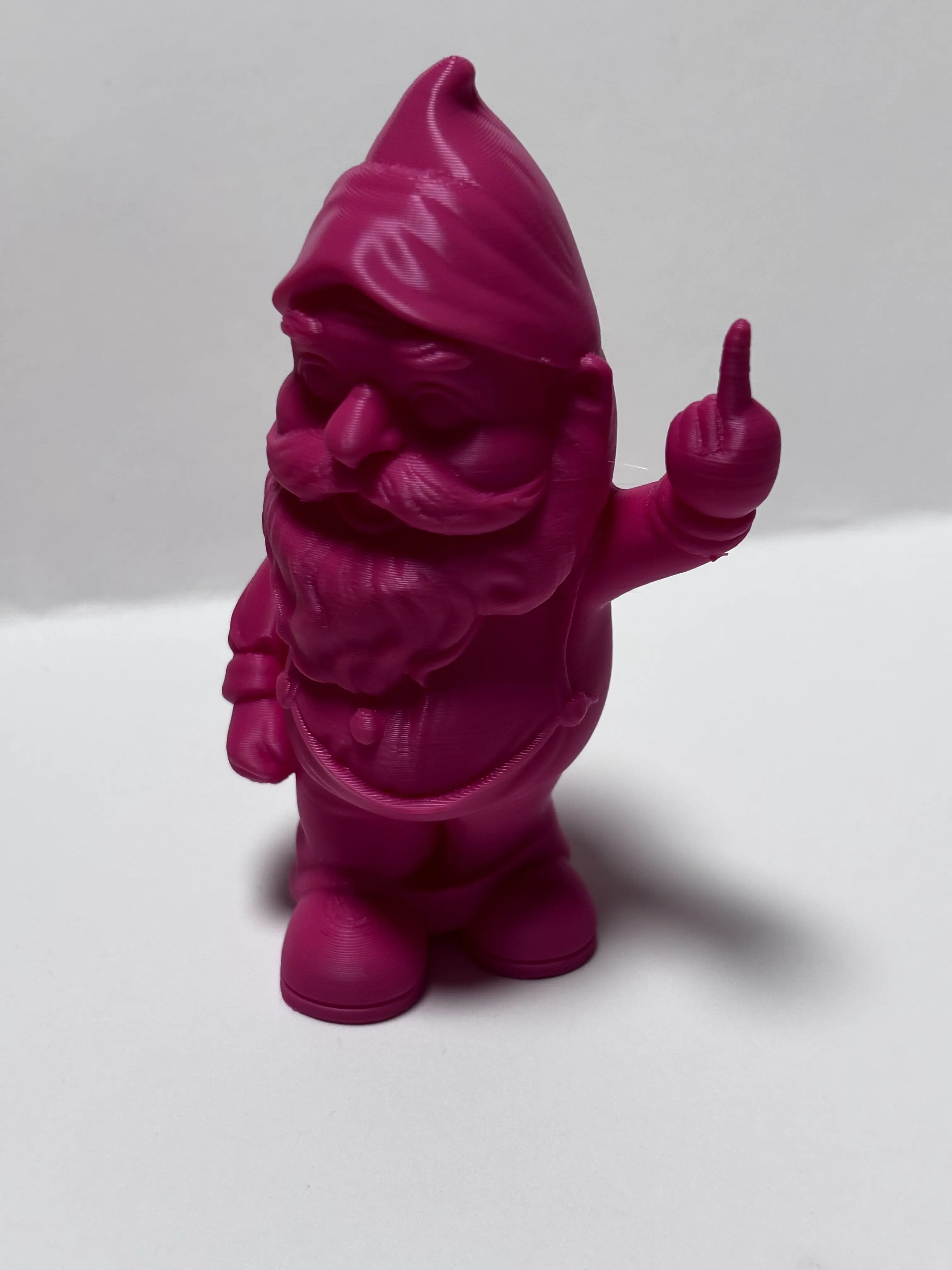 Rude gnome garden decoration