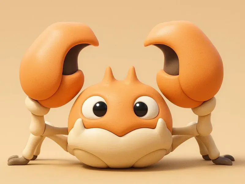 Krabby Pokemon Chibi