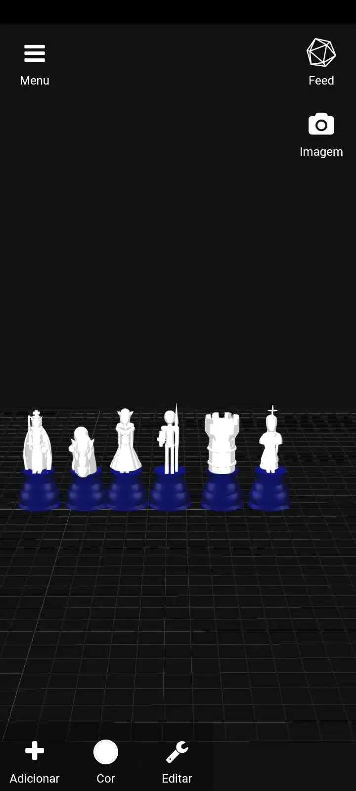 chess piece (king) / peça de xadrez rei