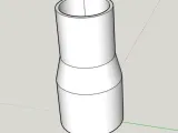 Shop Vac adapter 2-1/4" to Dewalt 1-13/16"-0