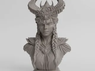 Dark Sorceress Queen Bust
