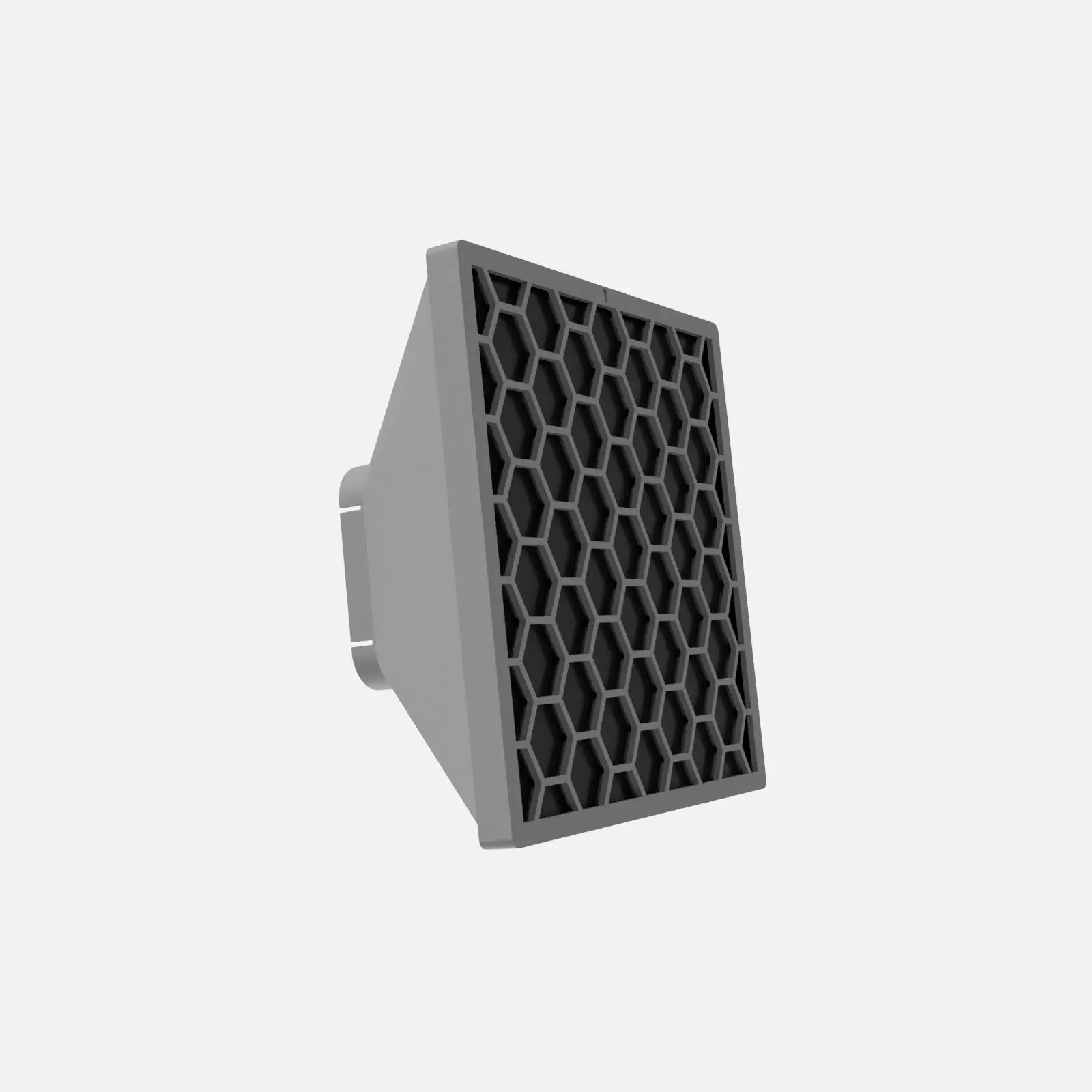 K1 exhaust filter for activated charcoal panel