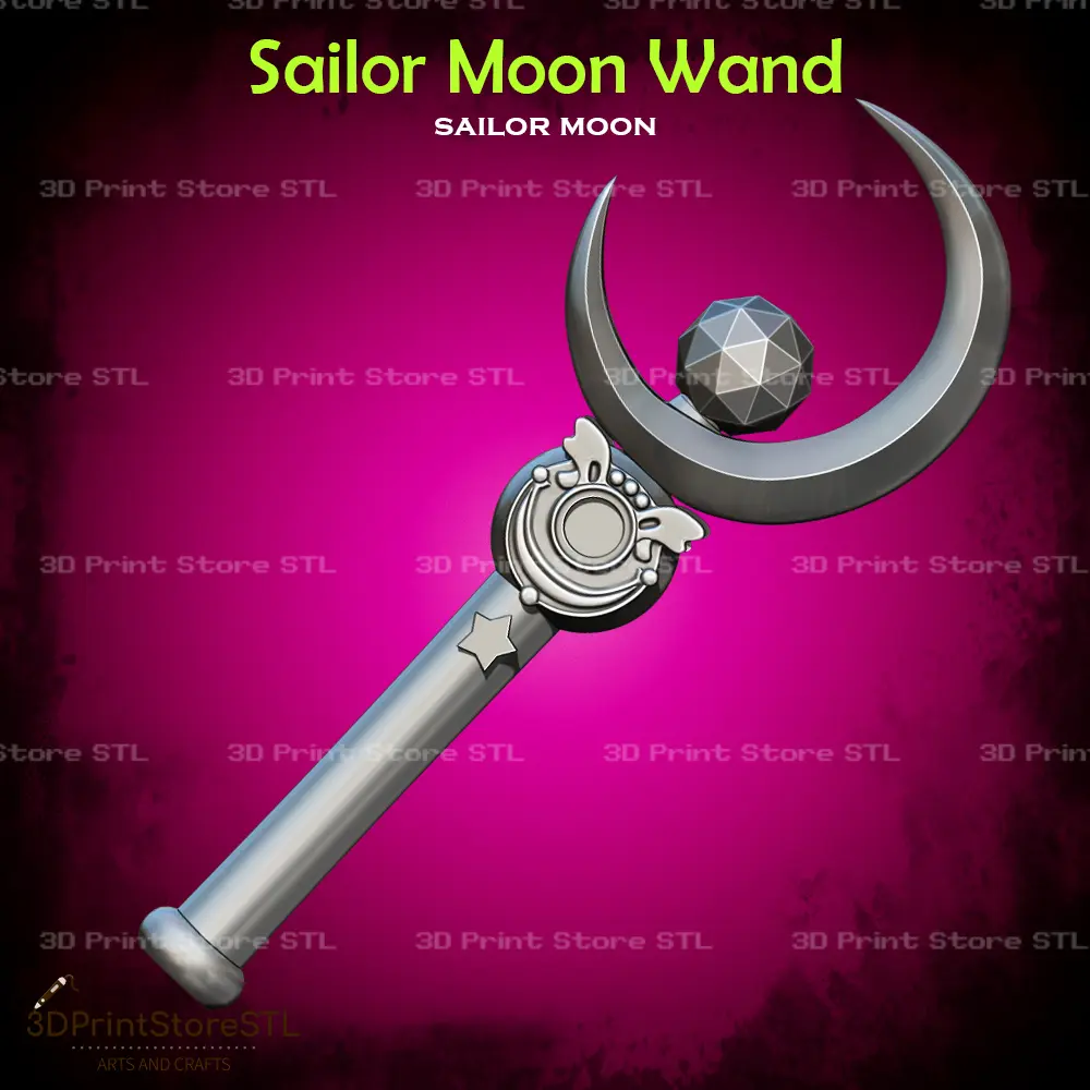 Bacchetta di Sailor Moon Cosplay Sailor Moon - File STL