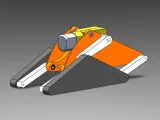 Amateur climbing robot - Competition robot with two-axis TT-2