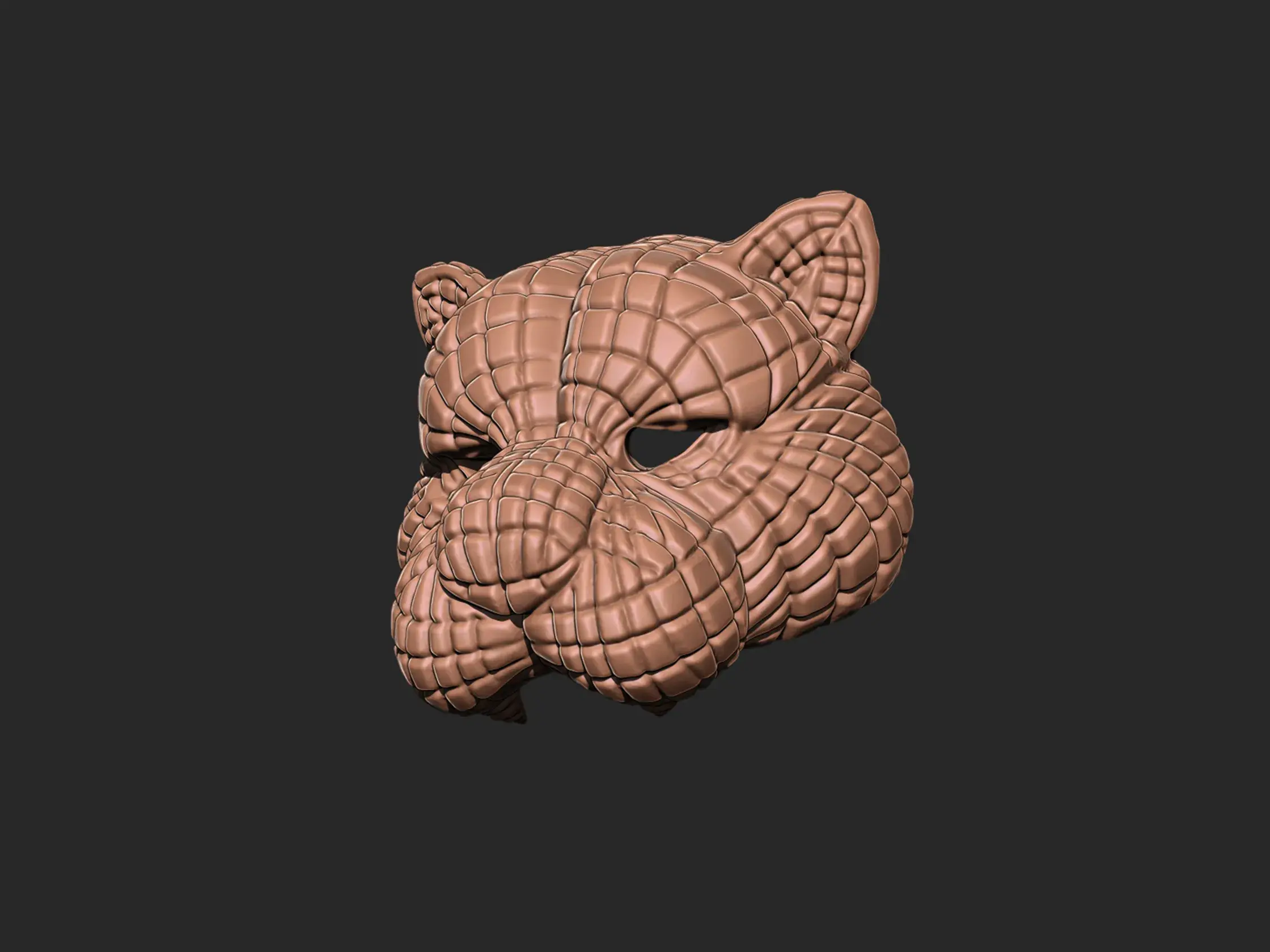 Calamar Juego - Tigre VIP Máscara Modelo de impresión 3D