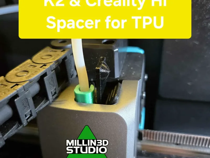 Creality K2 plus pro combo & Espaçador do Extrusor HI TPU