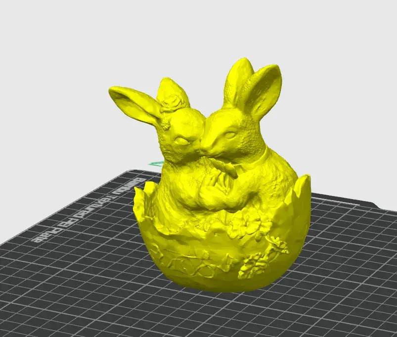 3D Printer Files | 3MF File | Easter bunny in a egg | Creality Cloud