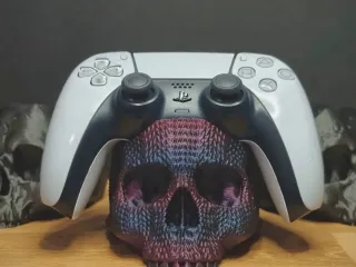 Skull Controller Stand | Version 2 | Knitted