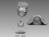 Doflamingo One Piece Character 3D print model-2