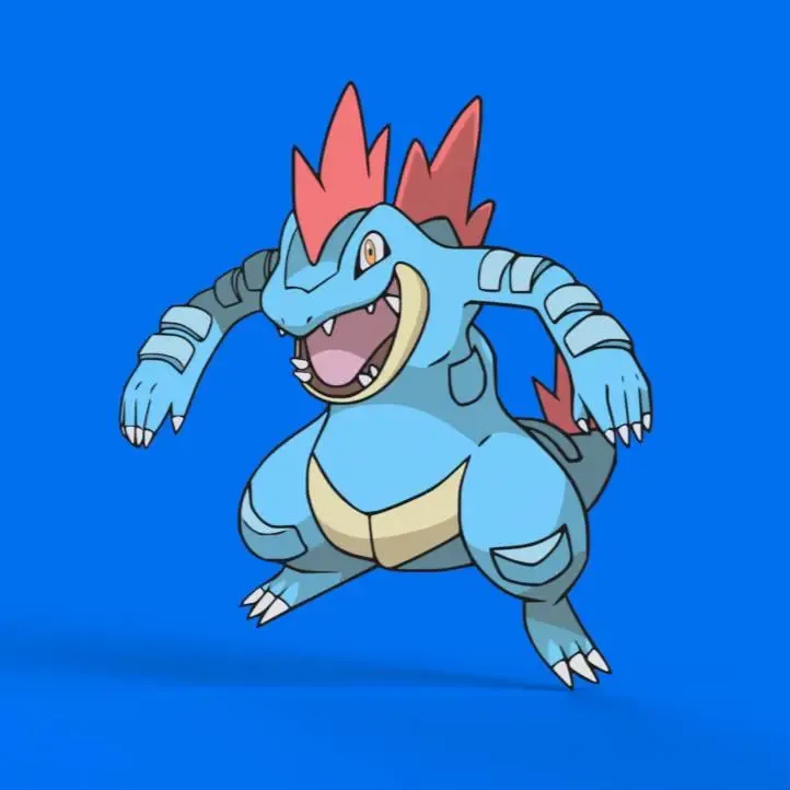 Feraligatr Wall Art
