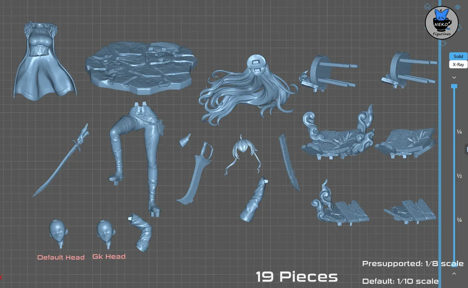 Eris Greyrat - Mushoku Tensei Anime Figurine for 3D Printing