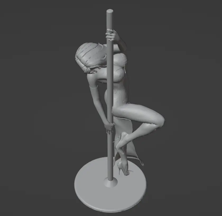 Ragazza sexy ballerina di pole dance