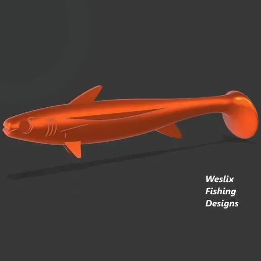 shad softbait paddletail mold