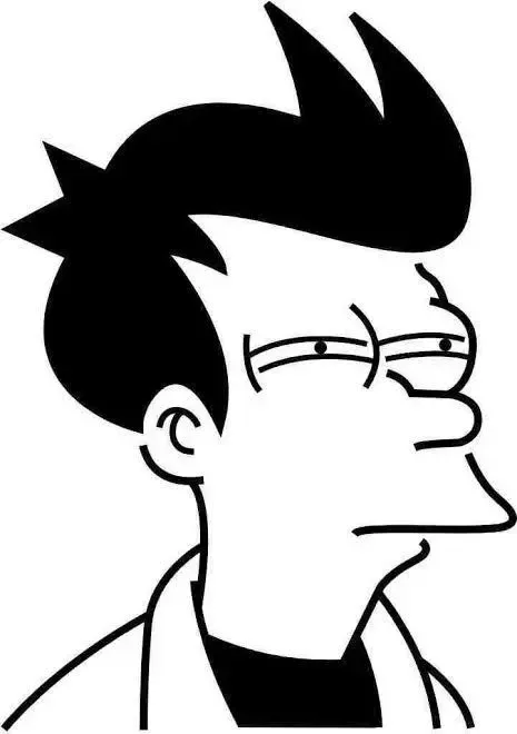 Philip J Fry stencil