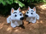 Mini Flexi Articulating Arctic Wolf-0