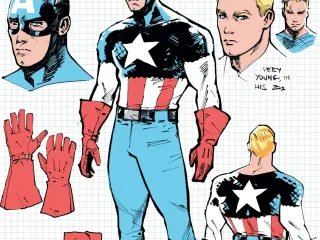 Captain America wings