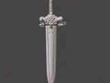 Devil Sword Dark Weapon Costume Cosplay Halloween-2
