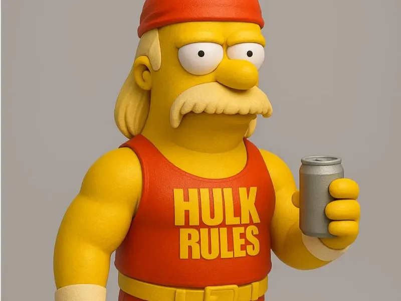 Hulk Hogan – Simpsons Style Figure
