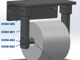 Suport pentru hârtie igienică pentru baie - schimbare rapidă - HOME TOOLS-1
