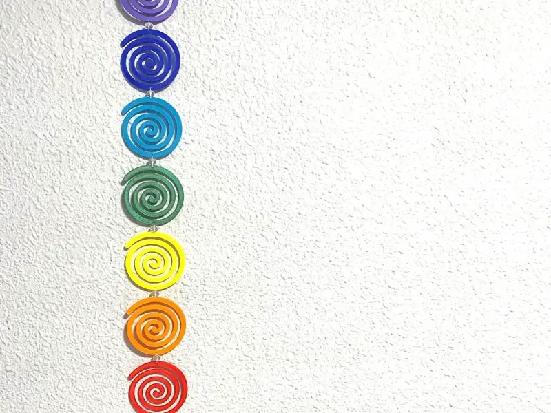 Seven chakras pendant