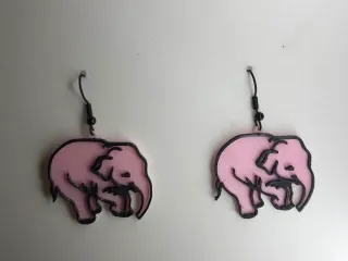 Earring elephant delirium beer pendiente keychain