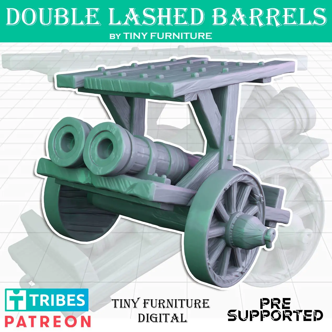 Double Lashed Barrels (Medieval Artillery)