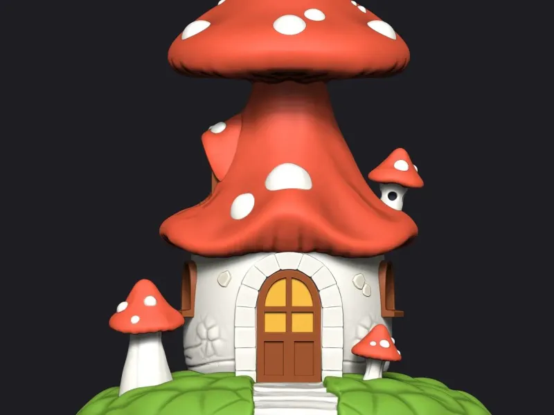 mushroom house