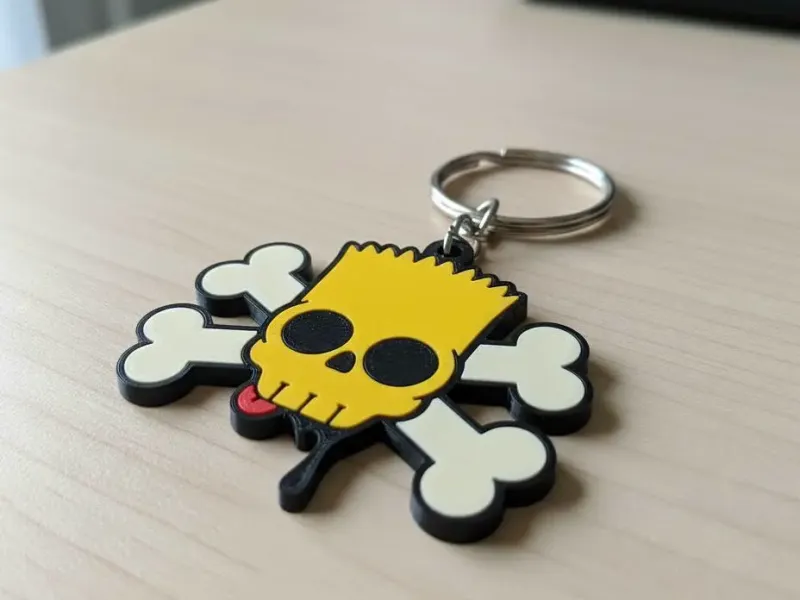 kEYCHAIN BART SIMPSONS