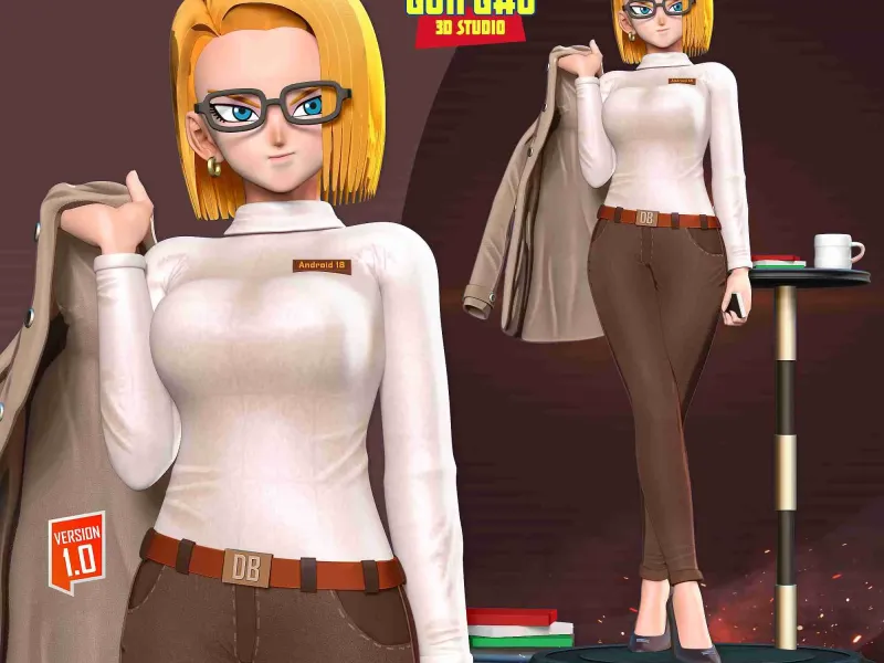 Android 18 - Office Girl