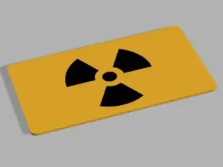 Plaque Radioactif